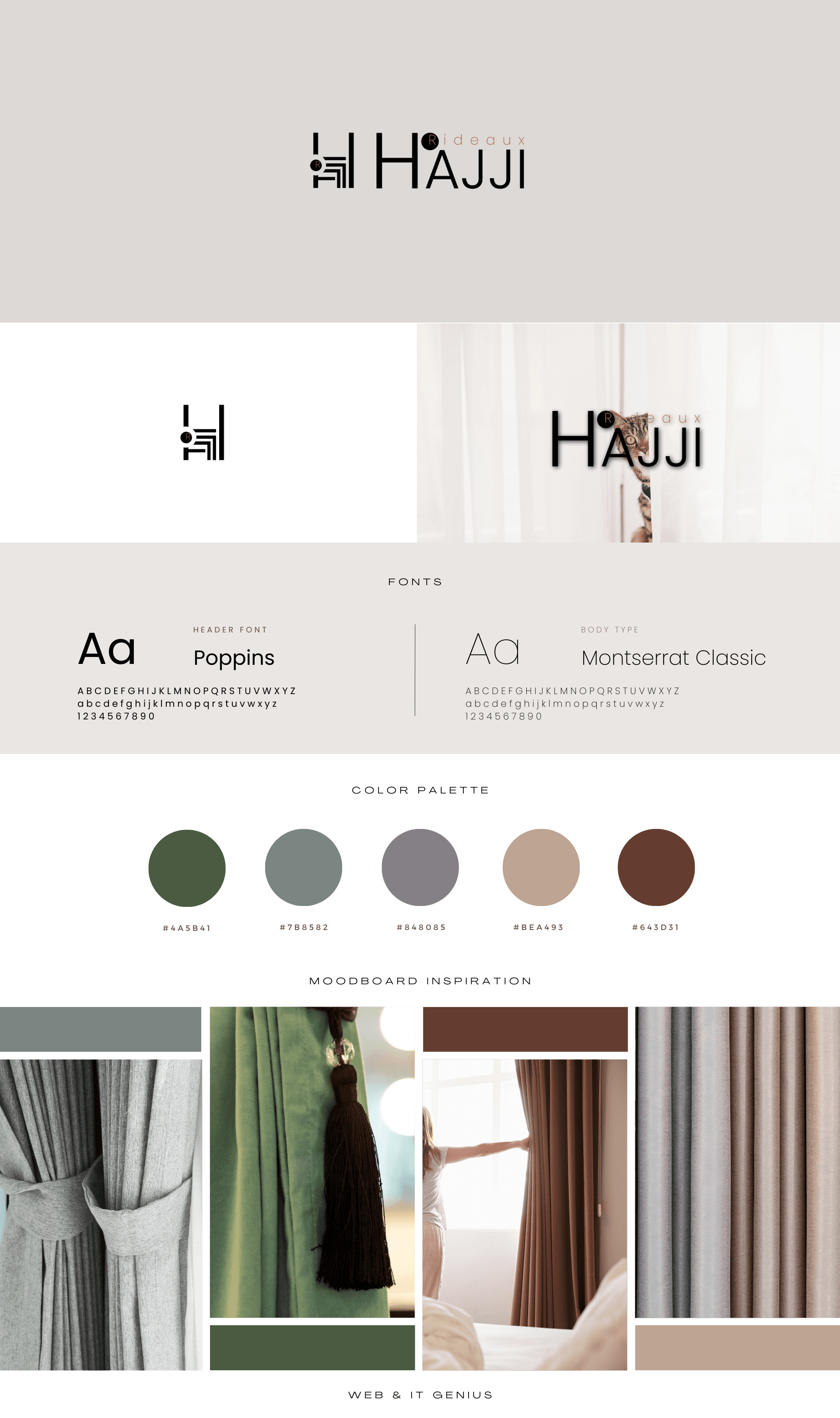 Hajji Rideaux branding 1