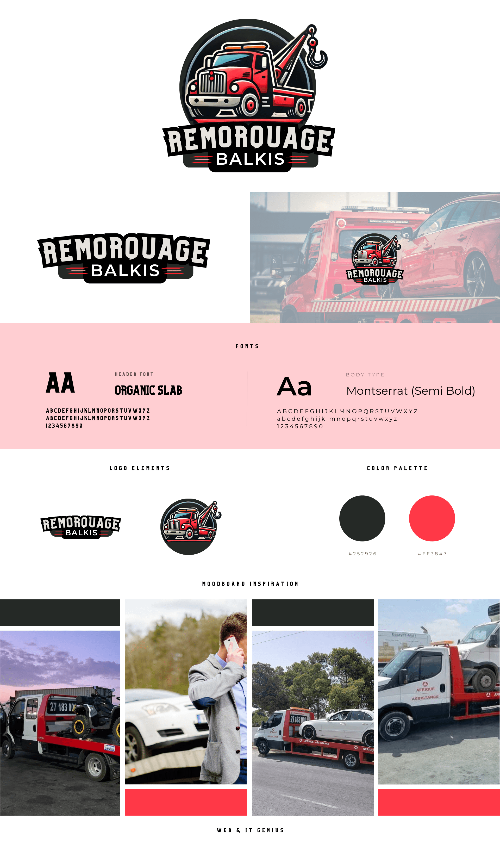 Remorquage Balkis branding